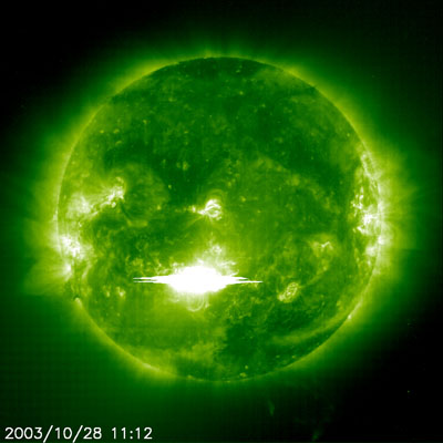 Solar Flare 10-28-2003