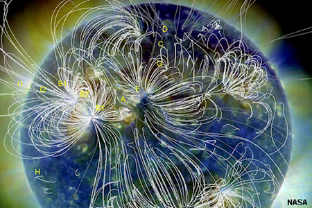 Sun's Magnetic Fields 8-1-2010